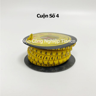 Cuộn số đánh dấu dây điện từ 0-9