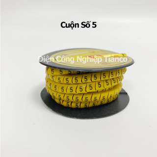 Cuộn số đánh dấu dây điện từ 0-9