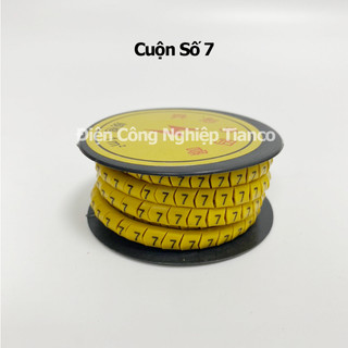 Cuộn số đánh dấu dây điện từ 0-9