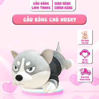  Gấu Bông Chó Husky Gấu Bông Linh Trang Shop - Gấu Bông Chó Ngáo Siêu To Khổng Lồ. Gấu Cao Cấp 