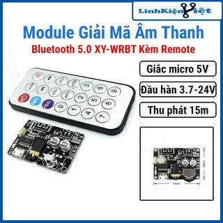 Module Giải Mã Âm Thanh Bluetooth 5.0 XY-WRBT tặng kèm điều khiển