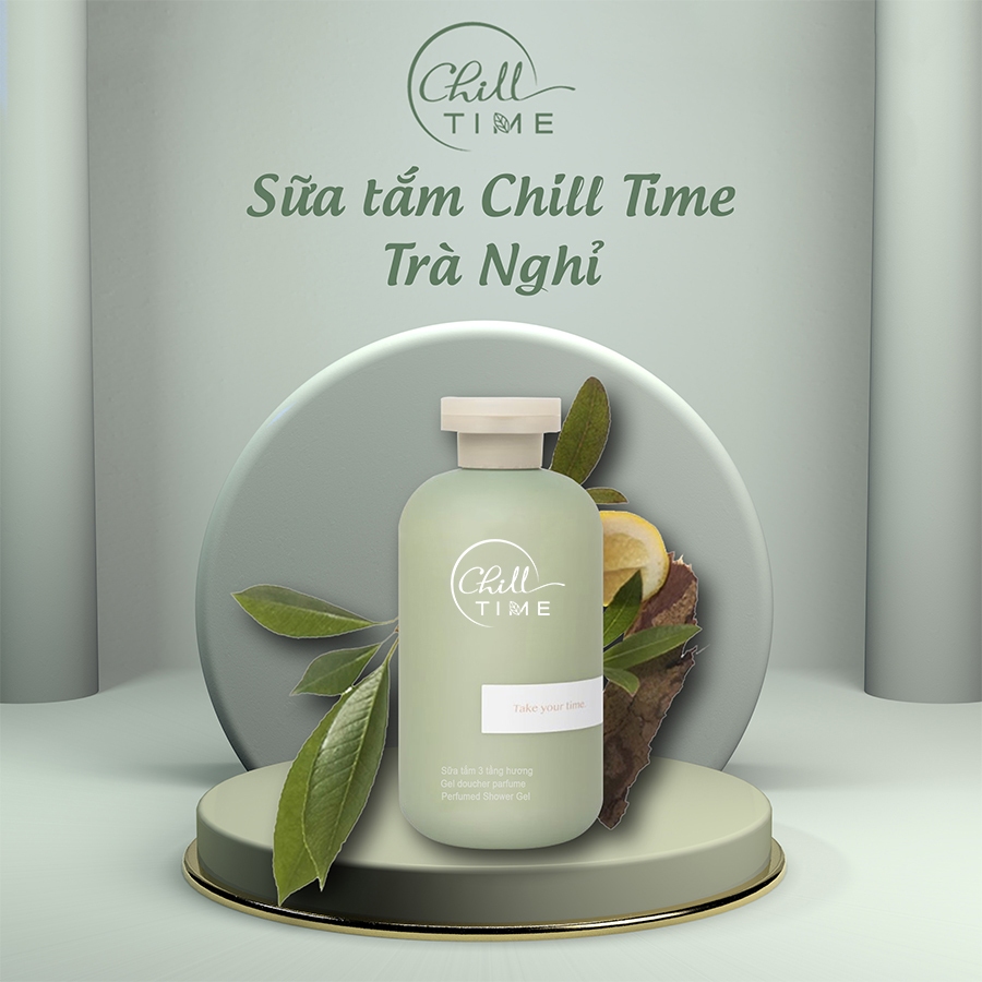 Sữa tắm nước hoa 3 tầng hương Chill Time Trà Nghỉ 300ml