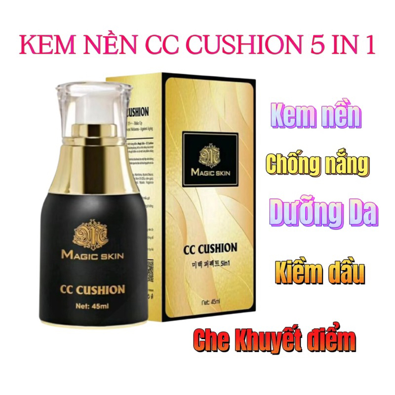 CC Cushion Magic Skin chống nắng và che khuyết điểm da căng rạng rỡ