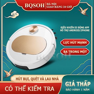 Robot Hút Bụi Lau Nhà ES350 Điều khiển qua app điện thoại,máy hút bụi lau nhà thông minh đa giá rẻ,lực hút 3000