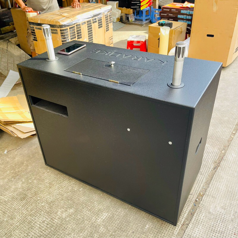 THÀNH PHẨM LOA KÉO 40 3WAY 2 BASS40 2 TRUNG 16 2 TREBLE  MẠCH ĐỘ CẤU HÌNH  FULL NEO CÓ LED THEO NHẠC