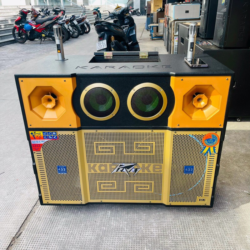 THÀNH PHẨM LOA KÉO 40 3WAY 2 BASS40 2 TRUNG 16 2 TREBLE  MẠCH ĐỘ CẤU HÌNH  FULL NEO CÓ LED THEO NHẠC