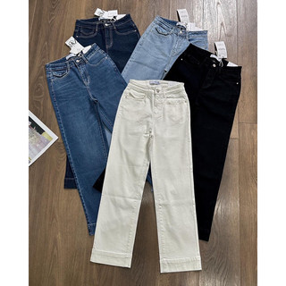 Quần skinny ống đứng lai to nắp túi ZR