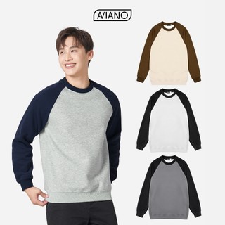 Áo Sweater AVIANO Form Basic, Áo Nỉ Nam Dài Tay Kiểu Dáng Thời Trang