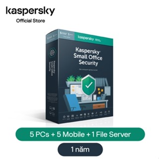  Phần mềm diệt virus Kaspersky Small Office Security 5 PCs 5 Mobile 1 Server - Hàng chính hãng 