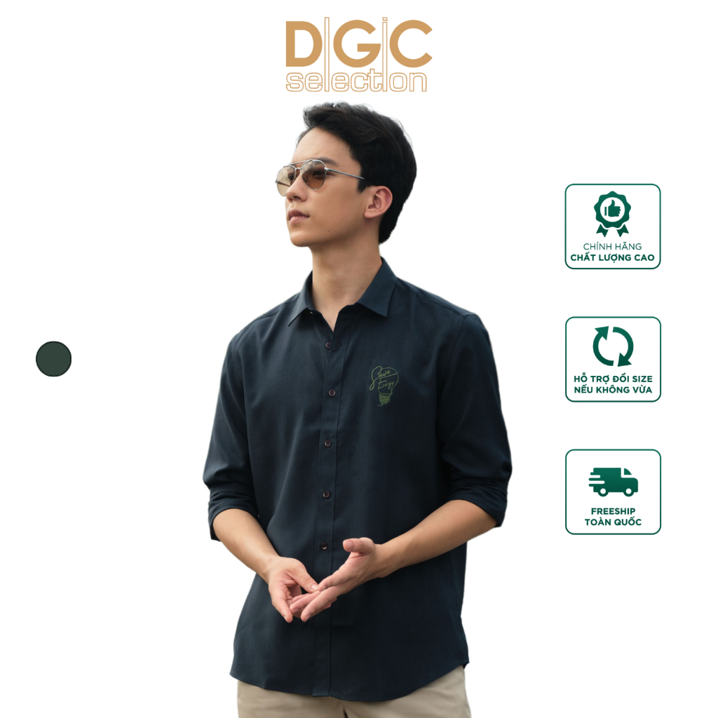 Áo sơ mi nam dài tay DGCs - Chống nhăn cao cấp - SASDBB15M.