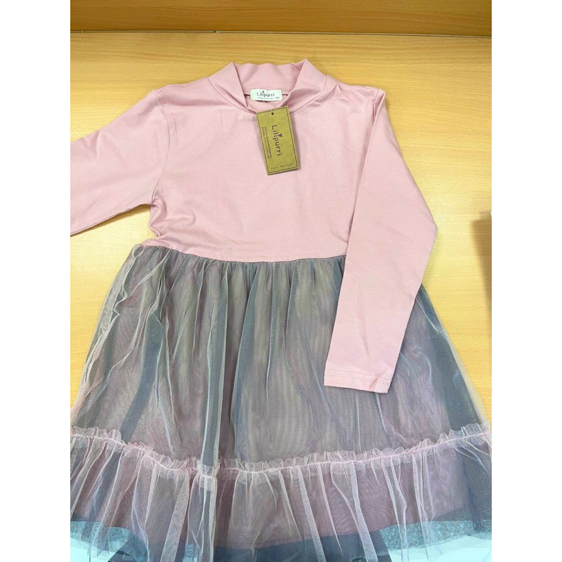 Váy công chúa hồng tudu cho bé gái