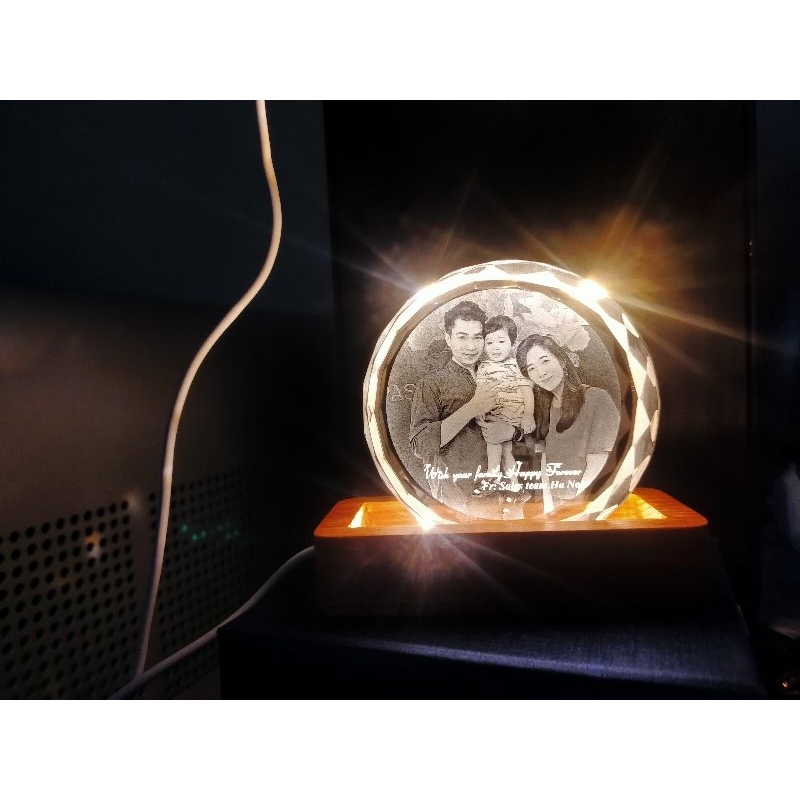 Đèn ngủ khắc ảnh theo yêu cầu - Quà tặng người yêu ý nghĩa
