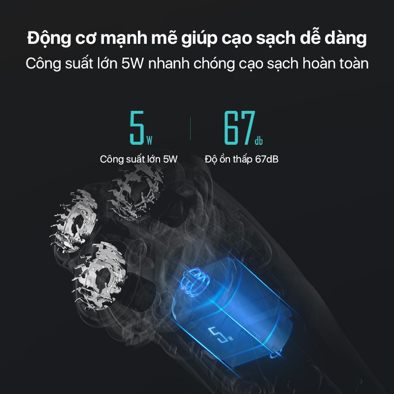 Máy cạo râu đa năng Enchen BlackStone 3 cạo êm sát chống nước chuẩn IPX7 pin siêu bền - Hàng chính hãng