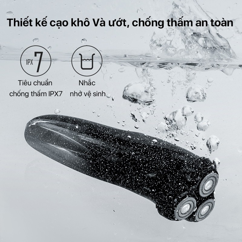 Máy cạo râu đa năng Enchen BlackStone 3 cạo êm sát chống nước chuẩn IPX7 pin siêu bền - Hàng chính hãng