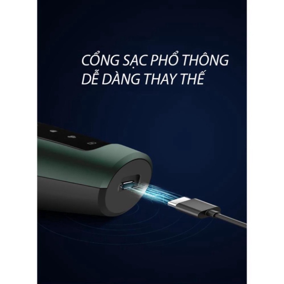 Máy Cạo Râu Đa Năng 4in1 9D Shaver 3 Lưỡi Kép Chạy Cực Êm