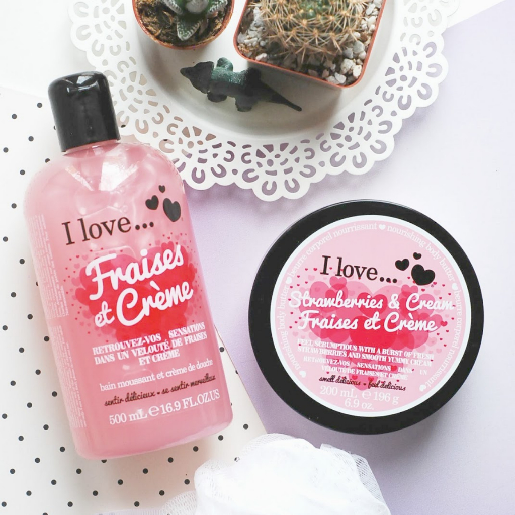 Sữa tắm I Love hương thơm hoa quả tự nhiên Hàng UK 500ml