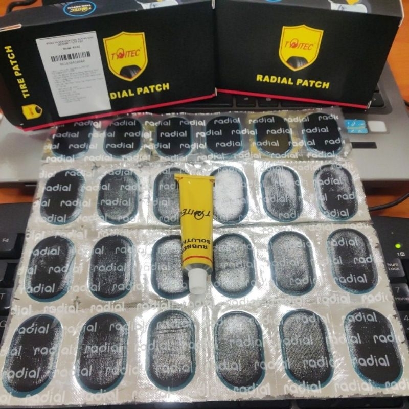 Miếng vá săm + tuýp keo ( Ovan, Hình Tròn)