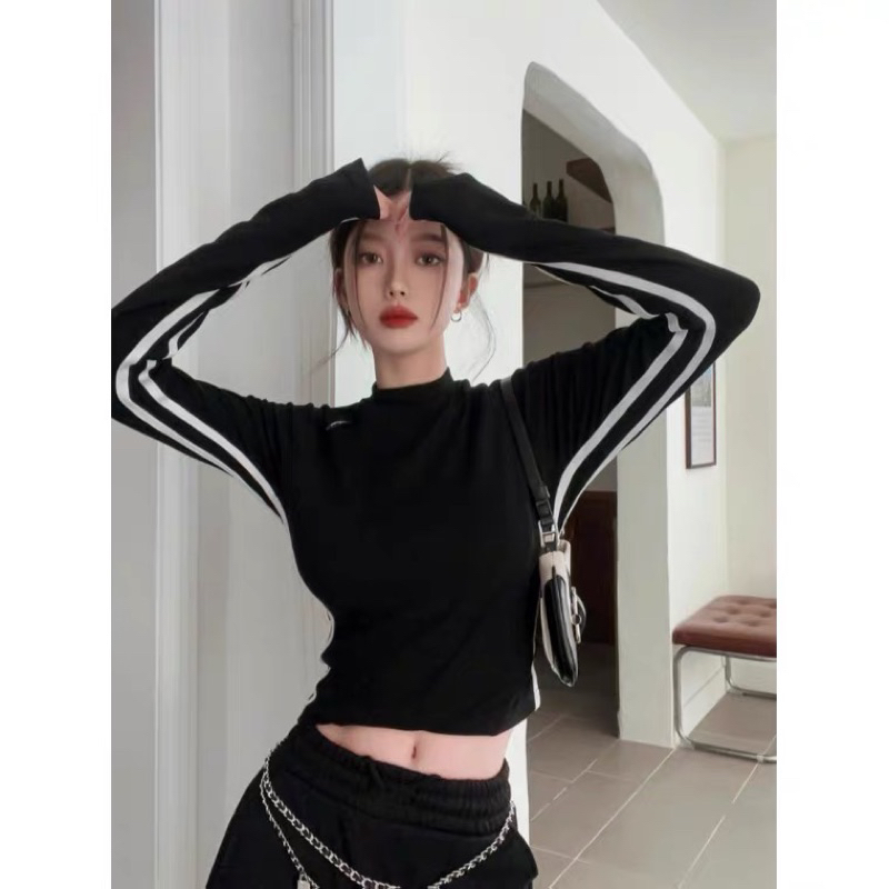 ÁO THUN THỂ THAO SỌC LINE QUẢNG CHÂU ORDER MÃ 48753