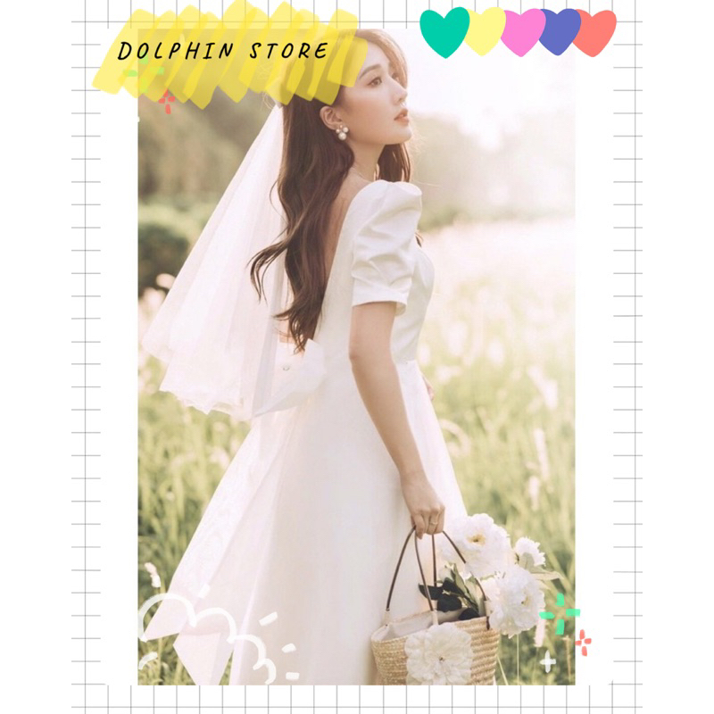 - Đầm cổ vuông bigsize - Đầm dài bigsize - đầm cưới bigsize - váy cưới bigsize
