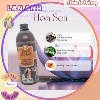 Sữa tắm Tesori hương nước hoa của Ý hàng chuẩn chính hãng chai nhôm dung tích 500ml