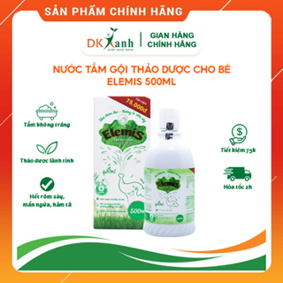 Nước tắm thảo dược cho bé ELEMIS 500ml, hết rôm sảy, mụn nhọt, mẩn ngứa