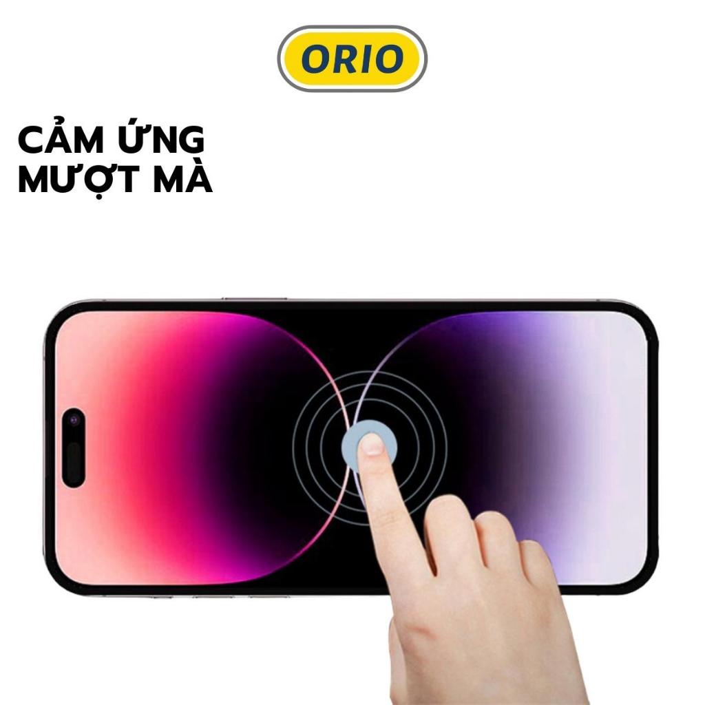 Kính Cường Lực iPhone 2.5D Cao Cấp Trong Suốt 5/5s/6/6s/7/7plus/8/8plus/plus/x/xr/xs/11/12/13/mini/pro/max - ORIO