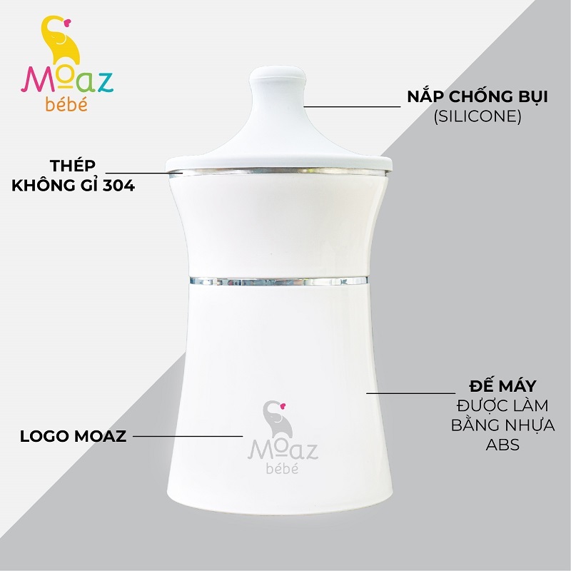 Máy Hâm Sữa Di Động Không Dây Moaz BéBé MB – 041 - Bảo Hành 12 Tháng Chính Hãng