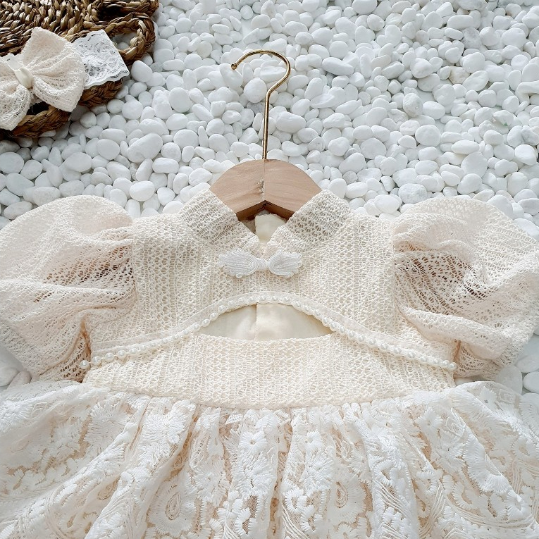 Body váy công chúa, đầm tiểu thư RIOKIDS cho bé gái sơ sinh đi chơi, tiệc thôi nôi sinh nhật, đầy tháng BD109