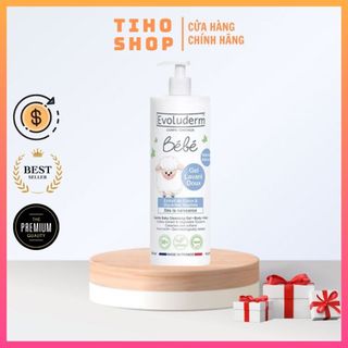 Gel tắm gội toàn thân cho bé evoluderm bebe baby gentle hair and body wash 500ml sữa tắm gội trẻ em
