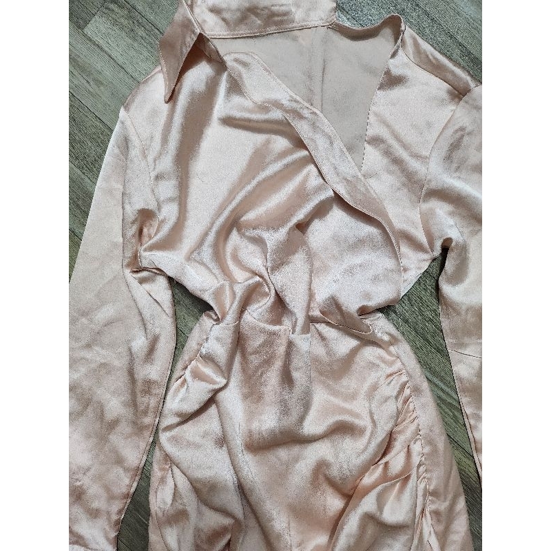 Thanh lý đầm,jum  lụa bóng thiết kế  size S