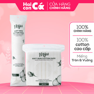  Bông tẩy trang Miju Hàn Quốc - 100% cotton - Không xơ bông