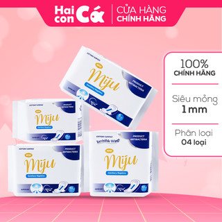  Băng Vệ Sinh Siêu thấm Miju Hàn Quốc - Ban Ngày / Hàng Ngày / Ban Đêm - Bạc hà