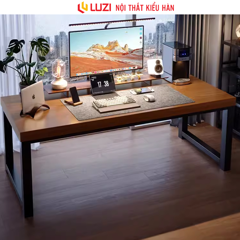 Bàn gaming mặt bàn 25mm khung thép chống ghỉ phủ sơn tĩnh điện cao caaso Luzi - Zm66