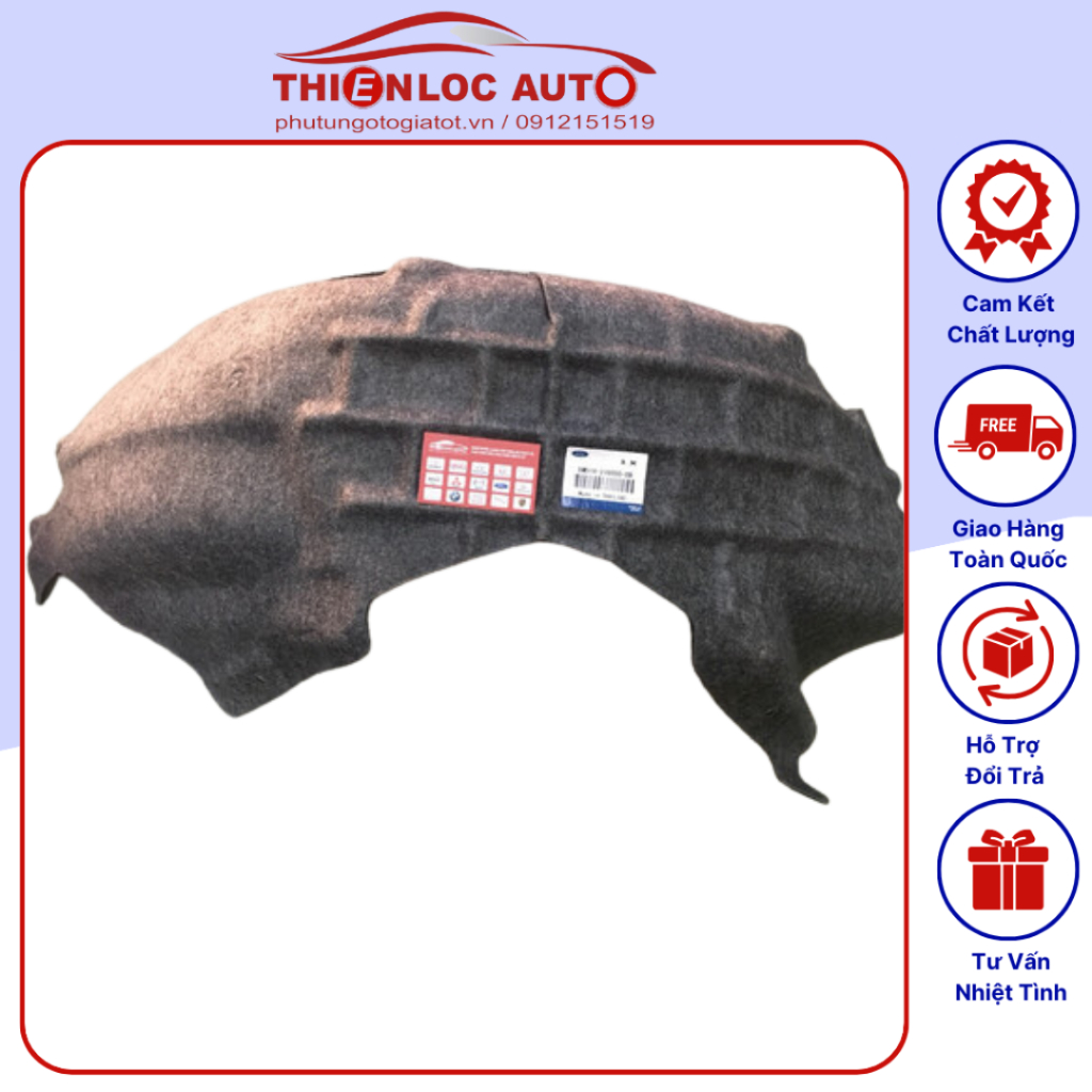 Chắn Bùn Lòng Dè Sau Ford Focus 2013>2018 Chống Bắn Trực Tiếp