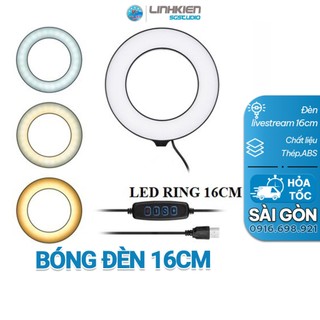 🔥 GIÁ SỈ 🔥 Đèn led ring 16 cm livestream selfie live makeup CHỈ BÓNG ĐÈN