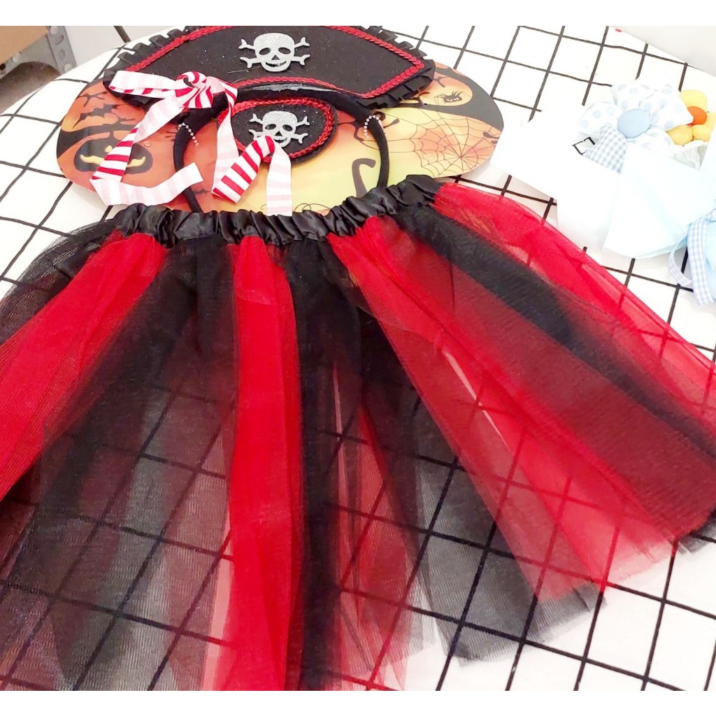 Bộ váy hóa trang Halloween cướp biển cho bé gái