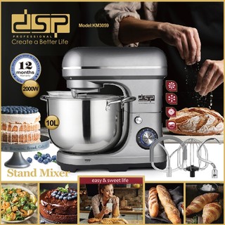 Máy trộn bột, đánh trứng 10 lít cao cấp DSP KM3059