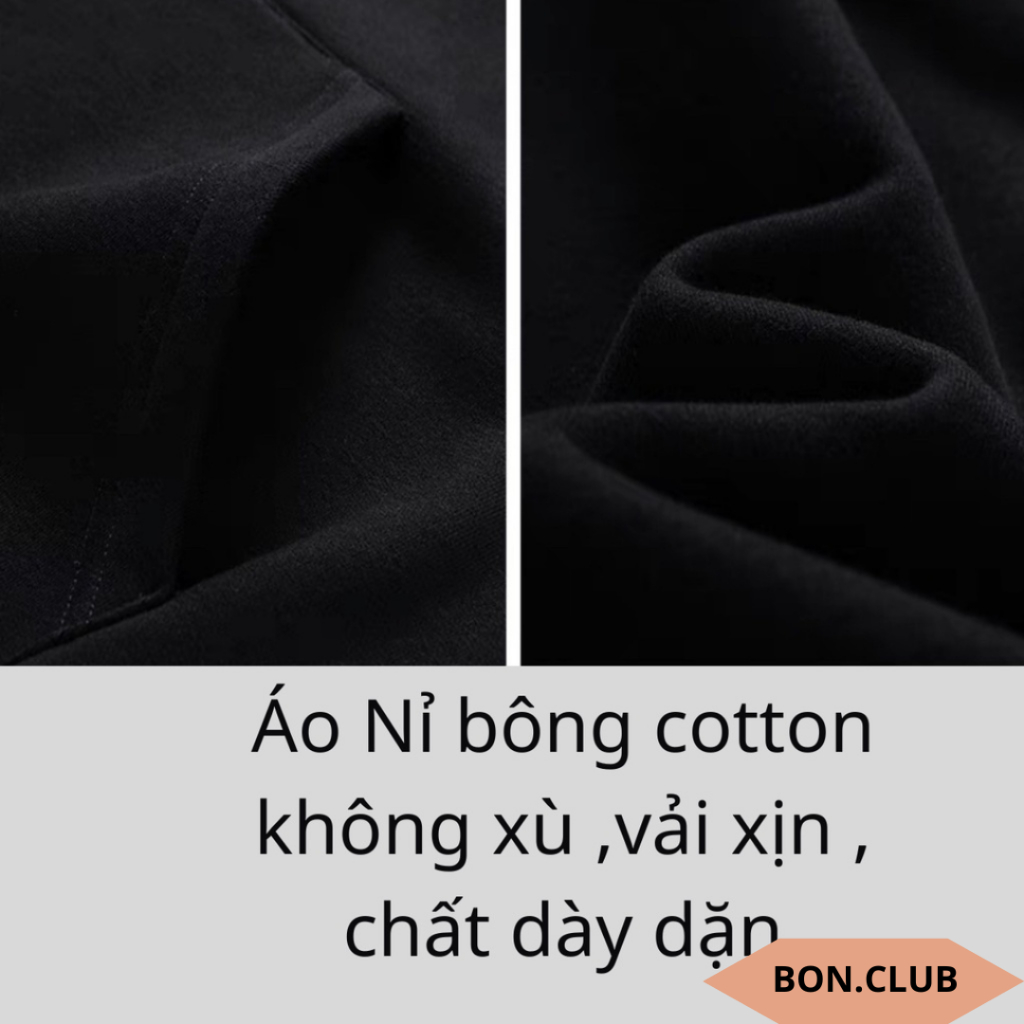 Áo Hoodie dày dặn nam-nữ, Áo Khoác Nỉ Unisex hoodie bấm cúc chính hãng chất nỉ bông cotton cao cấp siêu ấm