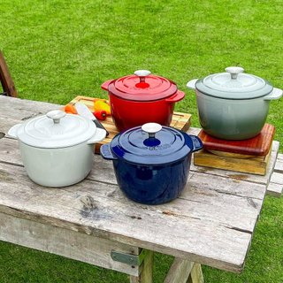 Nồi gang Oceno dáng cao phủ men gốm cao cấp sz 20cm. Hàng chuẩn chính hãng