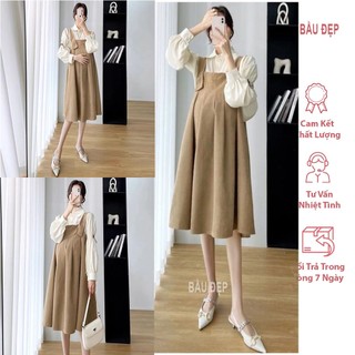 Sét váy đầm bầu thu đông
