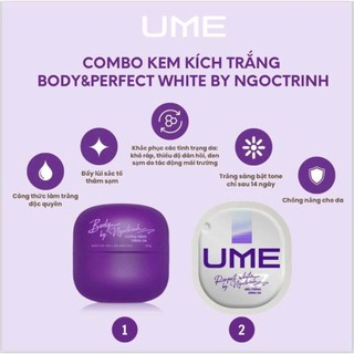 Combo kem body ume ngọc trinh giúp trắng da, chống nắng toàn thân