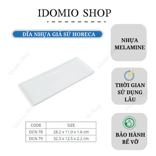 Đĩa Nhựa Hình Chử Nhật Lớn -DCN78