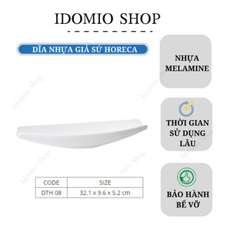 Dĩa Thuyền Nhựa Melamine Cao Cấp - DTH08