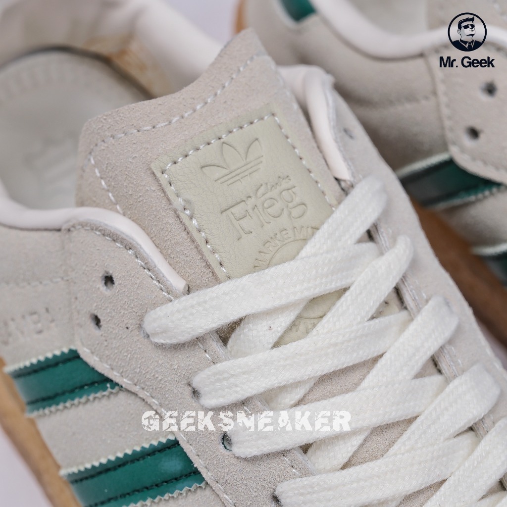 Giày Sneaker Cổ Thấp AD x Ronnie Fieg x Clarks Originals 8th Street Samba - White Green
