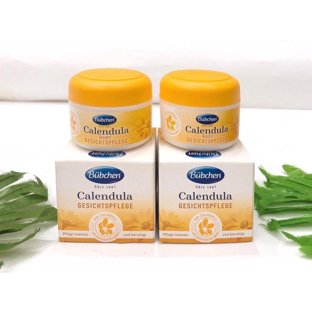 Kem Dưỡng Da Mặt Chiết Xuất Hữu Cơ Cho Trẻ Sơ Sinh Bubchen Calendula Baby Gesichtspflege 75ml