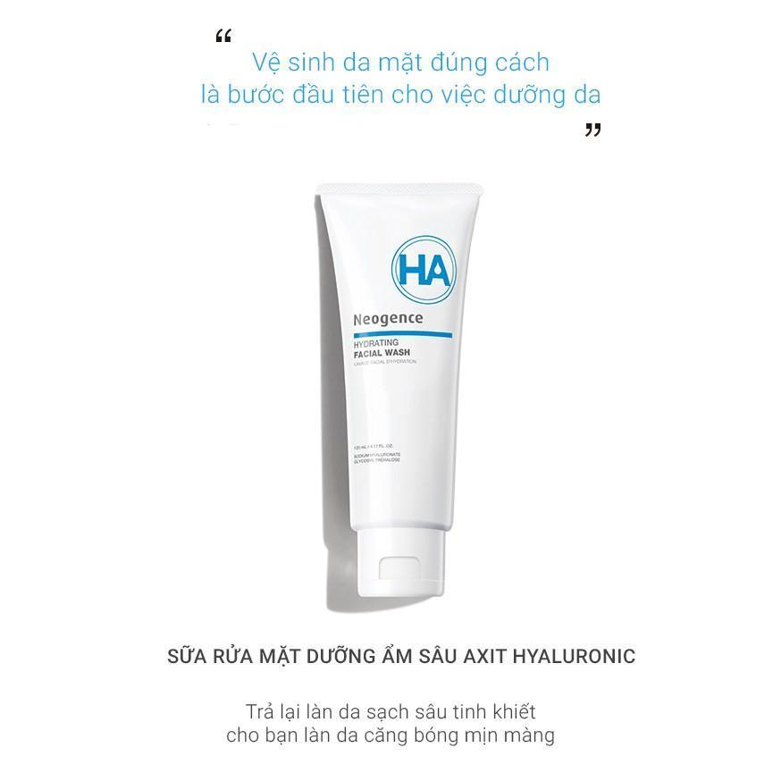 Sữa rửa mặt Neogence cấp ẩm sâu với Axit Hyaluronic 125ml/ lọ