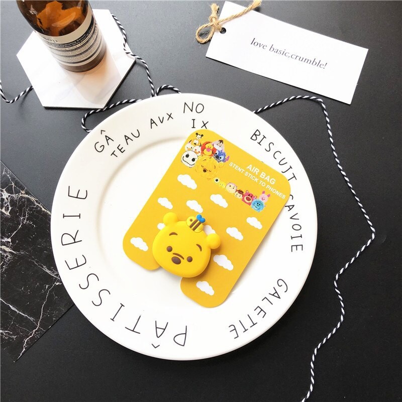 Giá đỡ silicon đa năng - Pop điện thoại hình thú Ngẫu nhiên siêu dễ thương cho các dòng điện thoại thông minh