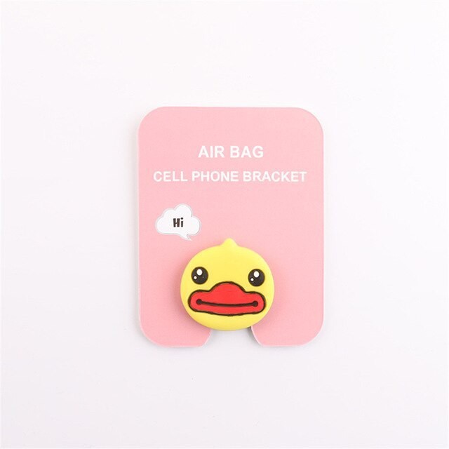 Giá đỡ silicon đa năng - Pop điện thoại hình thú Ngẫu nhiên siêu dễ thương cho các dòng điện thoại thông minh