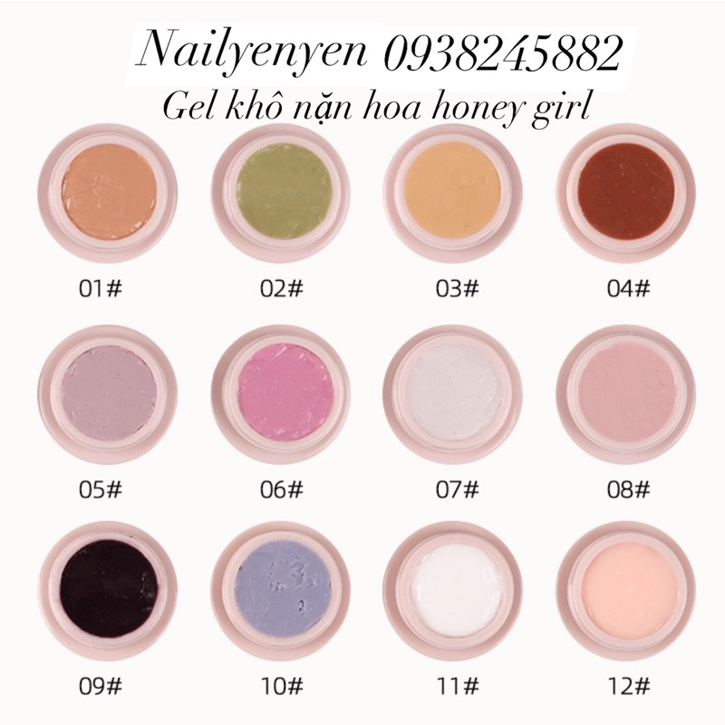 Gel khô nặn hoa 5D không cần lưu huỳnh HONEY