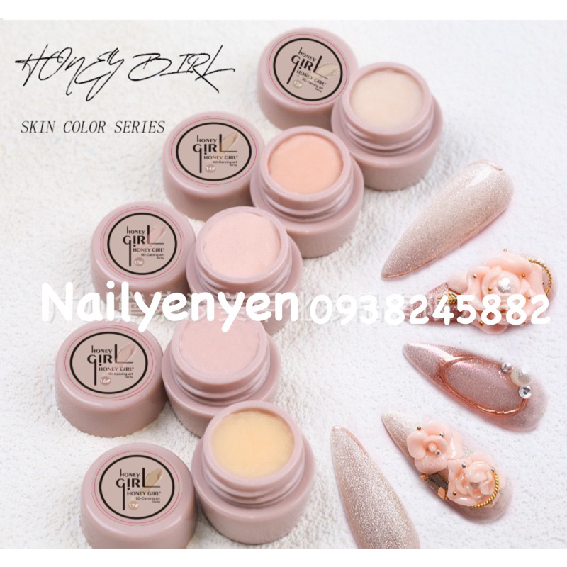 Gel khô nặn hoa 5D không cần lưu huỳnh HONEY